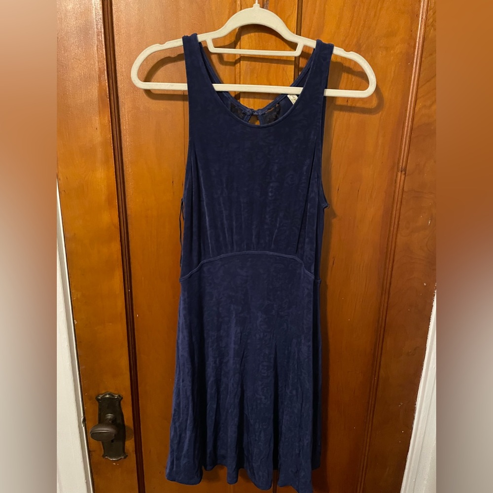 Free People Open Lace Back Formal Dress